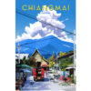 จิ๊กซอว์ 1000/500 ชิ้น A journey in Posters - Old Town, Chang Mai