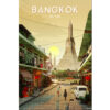 จิ๊กซอว์ 1000 ชิ้น A journey in Posters - Wat Arun, Bangkok - Image 2