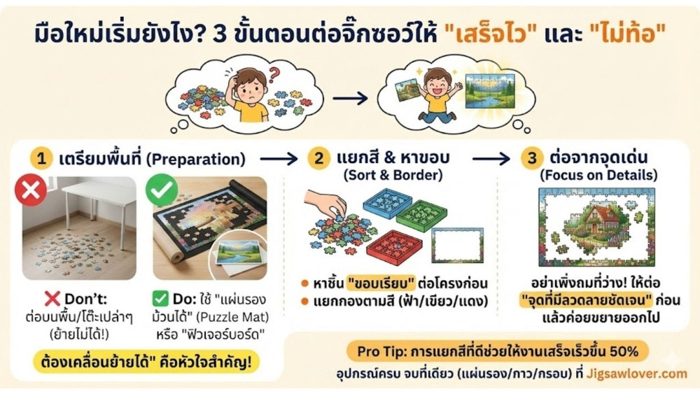 มือใหม่ต่อจิ๊กซอว์